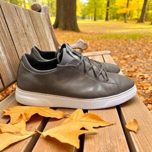 Samuel Hubbard Flight Sneakers Gray Leather Performance Low-Top  Men's Size‎ 14